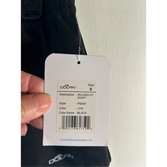 Dolfin shorts relaxed fit gym black small new - Picture 3 of 9